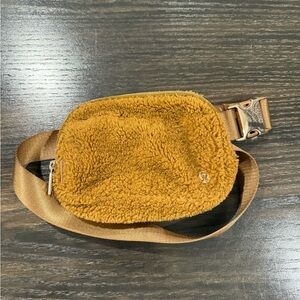 lululemon athletica Tan Sherpa Belt Bag